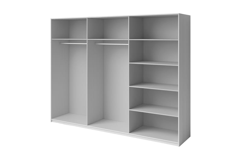 Garderobe Jorbes 61x270 cm - Askegrå - Oppbevaring - Garderober & garderobesystem