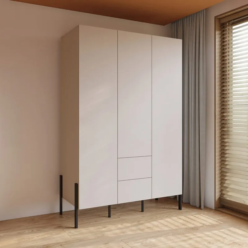 Garderobe Jukon S 3 dører med 2 skuffer - Oppbevaring - Garderober & garderobesystem