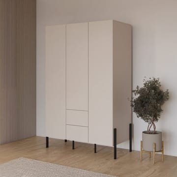 Garderobe Jukon S 3 dører med 2 skuffer - Oppbevaring - Garderober & garderobesystem