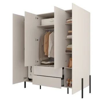 Garderobe Jukon S 4 dører med 2 skuffer - Oppbevaring - Garderober & garderobesystem