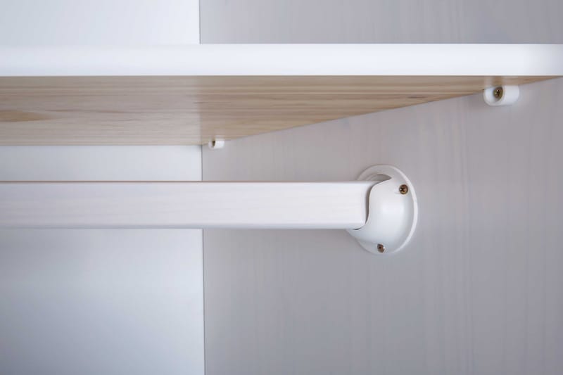 Garderobe Kappl 150 cm - Tre|Hvit - Garderober & garderobesystem - Garderobeskap