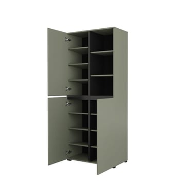 Garderobe Kors 3 dører - Grønn - Oppbevaring - Garderober & garderobesystem