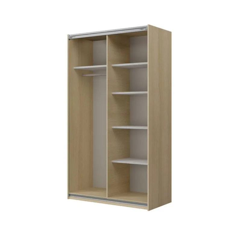 Garderobe Kube 2 skyvedør - Lindberg Eik - Oppbevaring - Garderober & garderobesystem