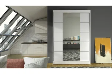 Garderobe Lino - Hvit - Oppbevaring - Garderober & garderobesystem