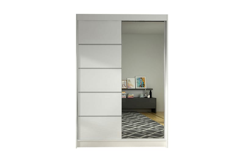 Garderobe Lino LED-belysning, Hvit