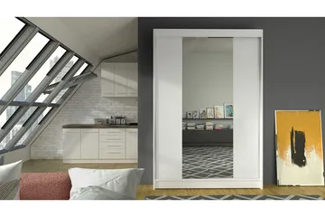 Garderobe Lino LED-belysning - Hvit - Oppbevaring - Garderober & garderobesystem