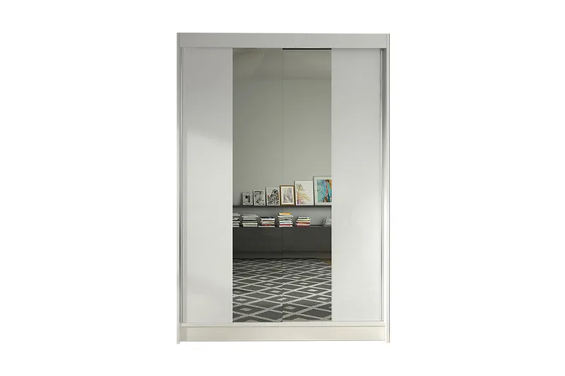 Garderobe Lino LED-belysning, Hvit