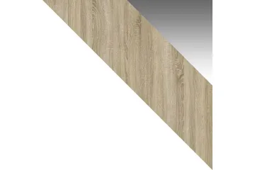 Garderobe Lino LED-belysning - Hvit/Eik - Oppbevaring - Garderober & garderobesystem