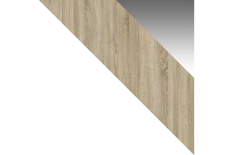 Garderobe Lino LED-belysning - Hvit/Eik - Oppbevaring - Garderober & garderobesystem