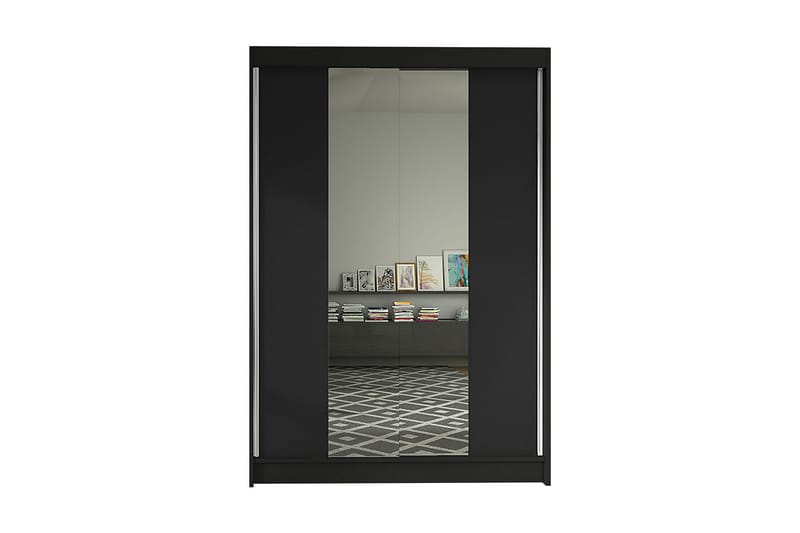 Garderobe Lino LED-belysning, Svart