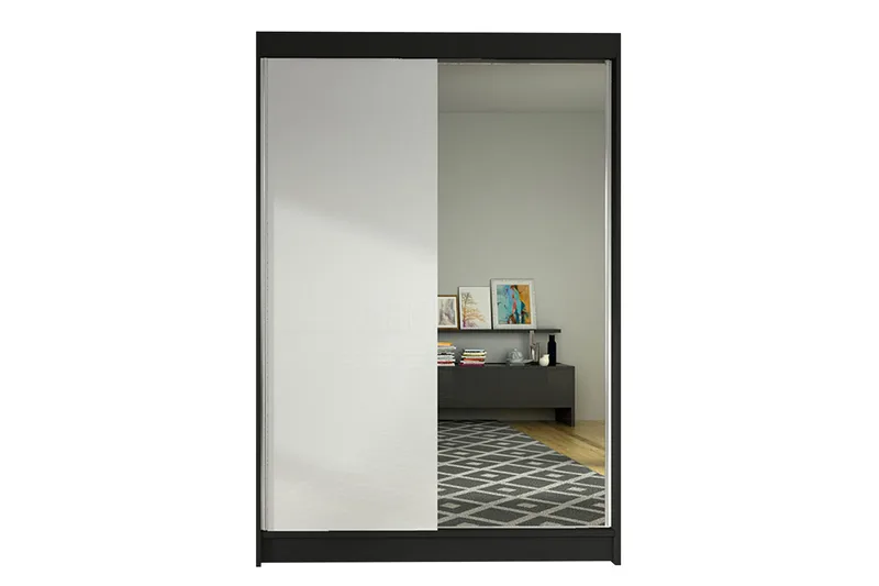 Garderobe Lino LED-belysning, Svart/Hvit