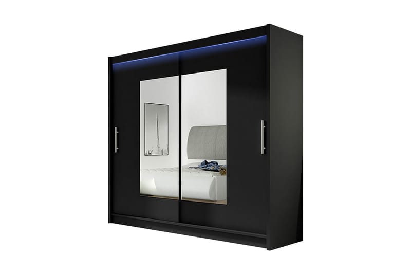 Garderobe London 180x57x215 cm, Hvit