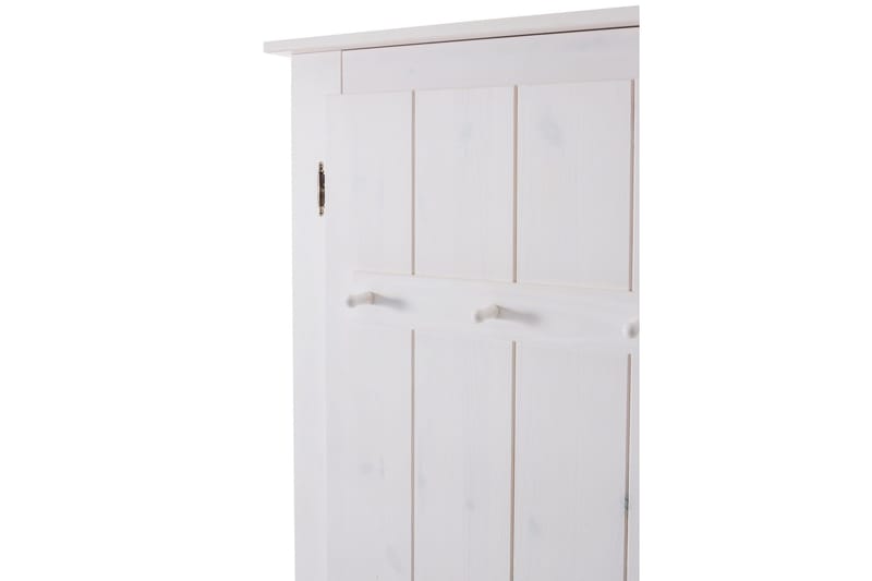 Garderobe m. Speil Mooglie - Hvit - Oppbevaring - Garderober & garderobesystem