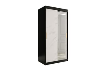 Garderobe med Speil Marmesa 100 cm Marmormønster