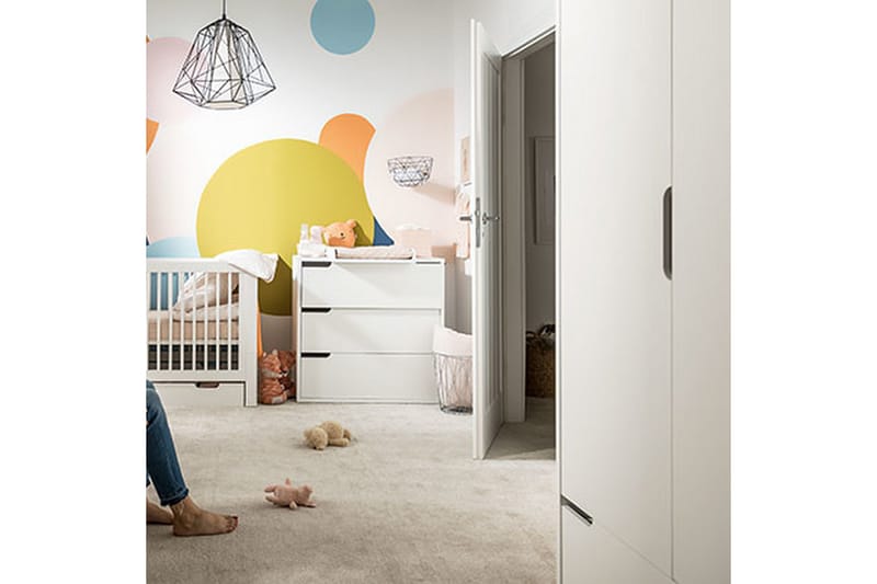 Garderobe Milk Hvit - VOX - Barnegarderobe - Garderobeskap - Garderober & garderobesystem
