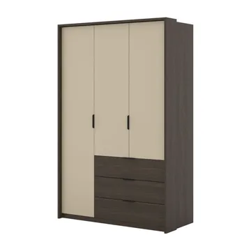 Garderobe Mola 3 dører med 3 skuffer - Oppbevaring - Garderober & garderobesystem