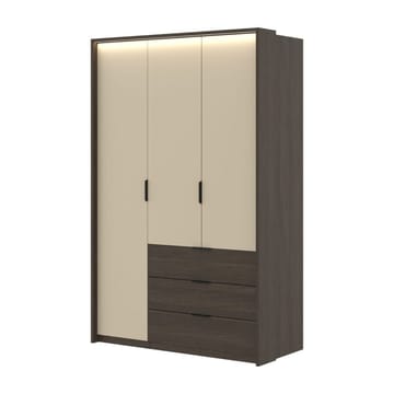Garderobe Mola 3 dører med 3 skuffer - Oppbevaring - Garderober & garderobesystem