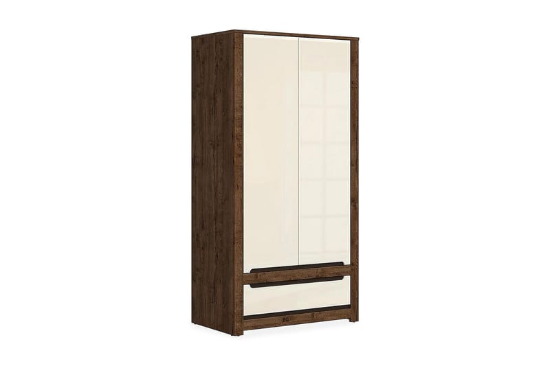 Garderobe Navallo 104x205 cm - Tre|natur|Hvit - Garderober & garderobesystem - Garderobeskap