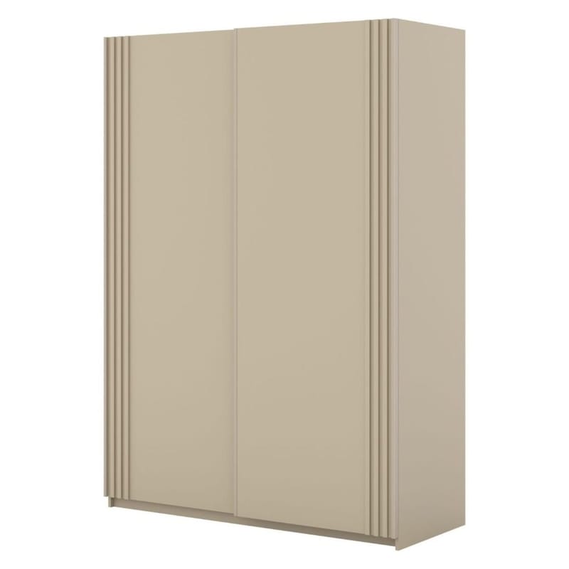 Garderobe Niva 2 skyvedørs garderobe, Lys Beige