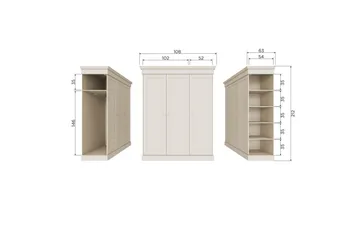 Garderobe Olivia - Oppbevaring - Garderober & garderobesystem
