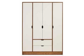 Garderobe Ranko Valnøtt / Moonstone - Multifarget - Oppbevaring - Garderober & garderobesystem