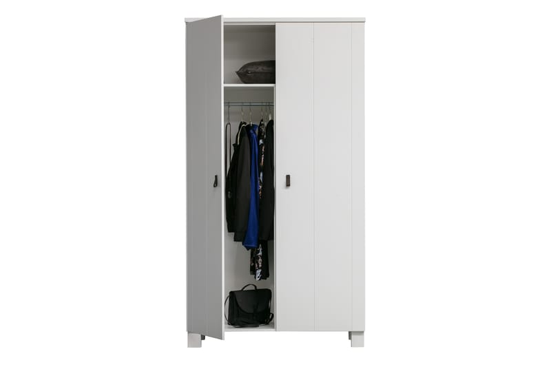 Garderobe Rawsone 55x111 cm - Hvit - Garderober & garderobesystem - Garderobeskap