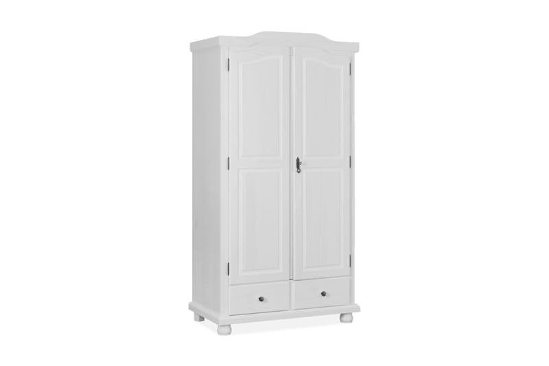 Garderobe Reutte 104 cm - Hvit - Garderober & garderobesystem - Garderobeskap