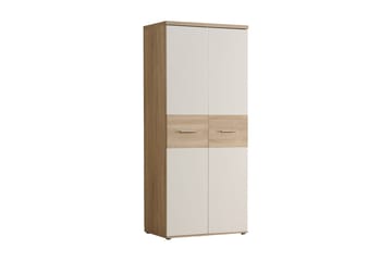 Garderobe Schappach 80x189 cm - Brun/Hvit - Oppbevaring - Garderober & garderobesystem