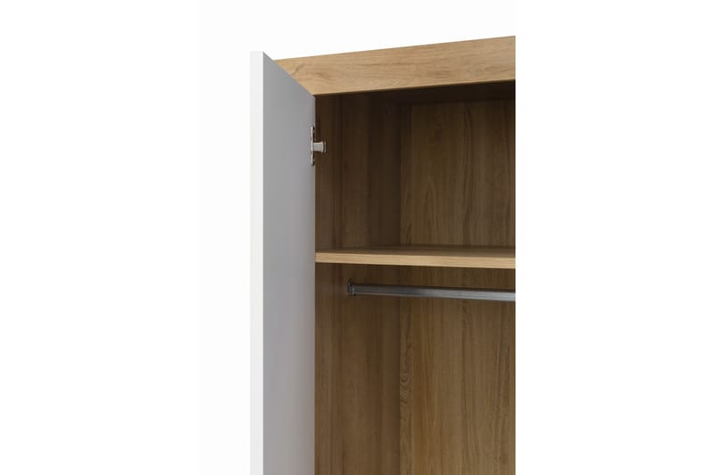 Garderobe Sitar - Tre|natur|Hvit - Garderober & garderobesystem - Garderobeskap