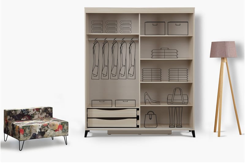 Garderobe Skoglund 160 - Oppbevaring - Garderober & garderobesystem