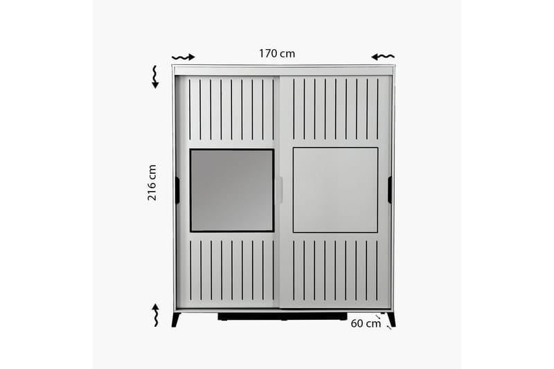 Garderobe Skoglund 170 - Oppbevaring - Garderober & garderobesystem