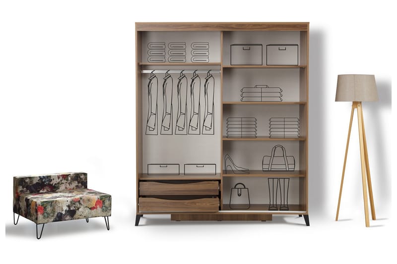 Garderobe Skoglund 180 - Oppbevaring - Garderober & garderobesystem