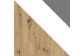 Garderobe Staton 120 cm - Natur/Hvit/Grå - Oppbevaring - Garderober & garderobesystem