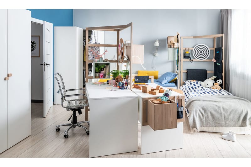 Garderobe Stige Hvit - Hvit - Oppbevaring - Garderober & garderobesystem