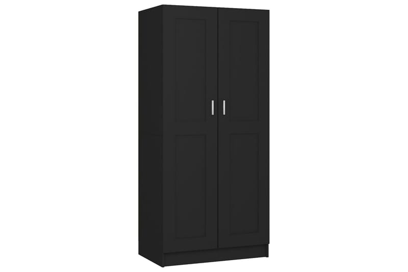 Garderobe svart 82,5x51,5x180 cm sponplate - Svart - Garderober & garderobesystem - Garderobeskap