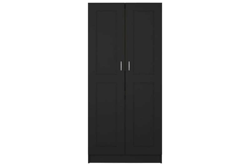Garderobe svart 82,5x51,5x180 cm sponplate - Svart - Garderober & garderobesystem - Garderobeskap