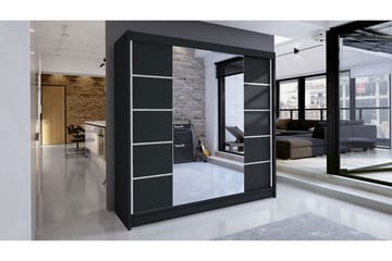 Garderobe Talin - Svart - Oppbevaring - Garderober & garderobesystem