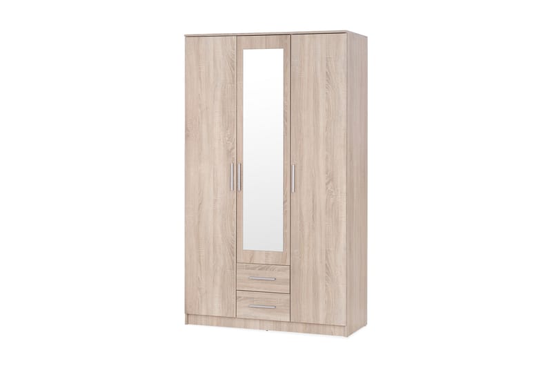 Garderobe Tarica 120 cm Speil - Eik - Garderober & garderobesystem