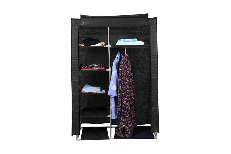 Garderobe Zakkum 102x146 cm - Grå - Garderober & garderobesystem