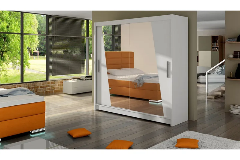 Garderobe Prag - Hvit - Oppbevaring - Garderober & garderobesystem