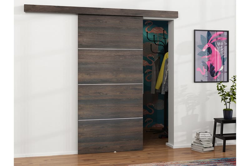 Dør Malibu 204x106x205 cm - Skyvedør garderobe