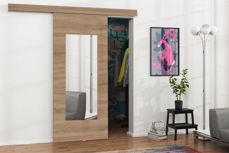 Dør Malibu 204x86x5 cm - Skyvedør garderobe