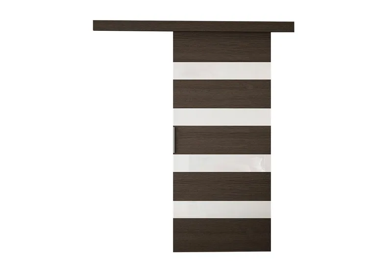 MARTI Skyvedør - Brun / Hvit - Oppbevaring - Garderober & garderobesystem - Garderobedør - Skyvedør garderobe