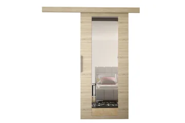 Nemanja Skyvedør 86x205 cm - Eik - Oppbevaring - Garderober & garderobesystem - Garderobedør - Skyvedør garderobe