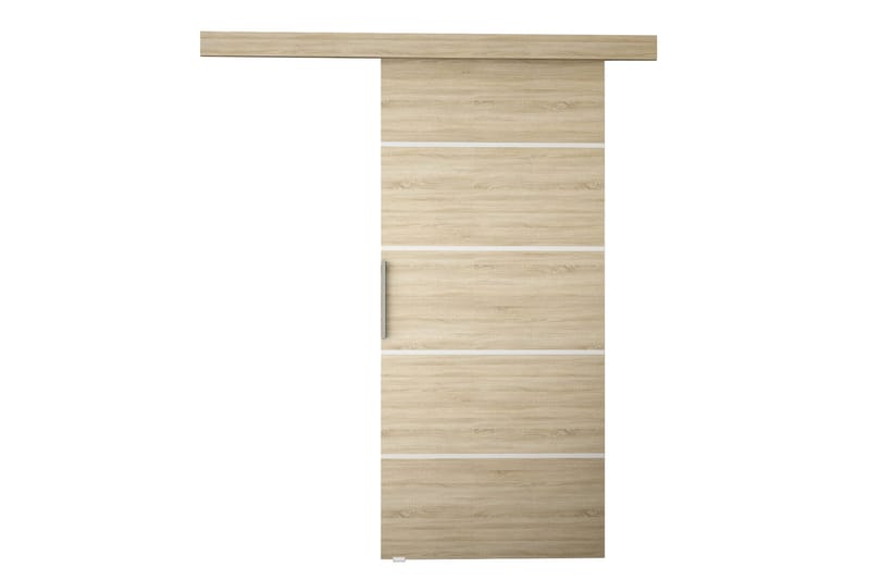 Nemanja Skyvedør 86x205 cm - Eik - Oppbevaring - Garderober & garderobesystem - Garderobedør - Skyvedør garderobe