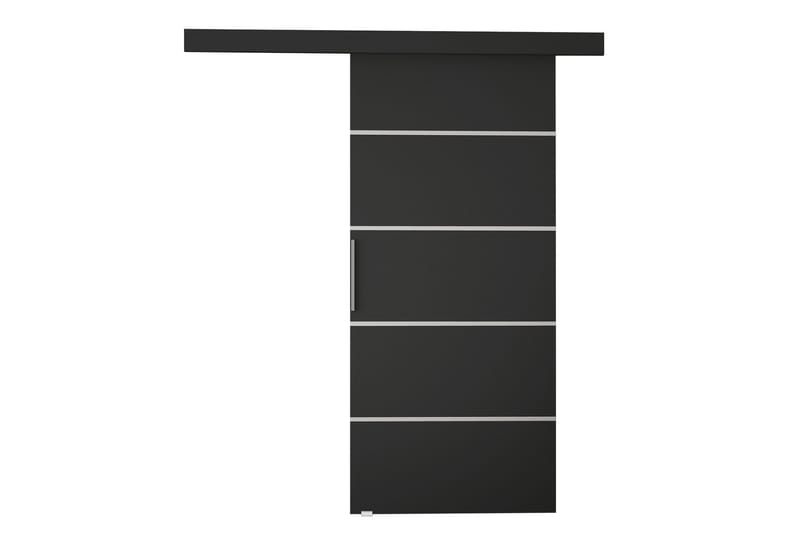 Nemanja Skyvedør 86x205 cm - Svart - Oppbevaring - Garderober & garderobesystem - Garderobedør - Skyvedør garderobe