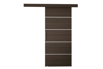 Skyvedør ELVERUM - Brun - Oppbevaring - Garderober & garderobesystem - Garderobedør - Skyvedør garderobe