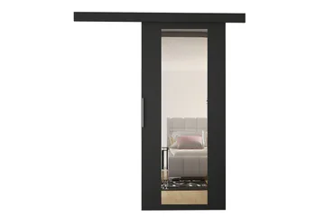 Skyvedør ELVERUM - Svart - Oppbevaring - Garderober & garderobesystem - Garderobedør - Skyvedør garderobe