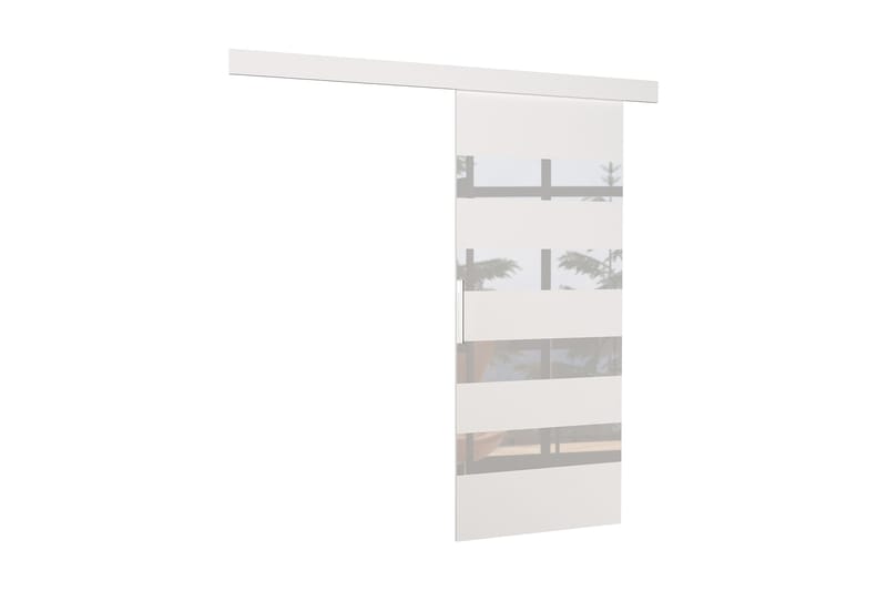 Skyvedør Garderobe Milovana 96x205 cm - Hvit - Skyvedør garderobe