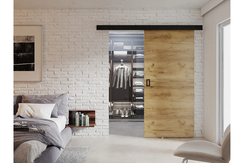 Werdi Skyvedør 90 cm - Oppbevaring - Garderober & garderobesystem - Garderobedør - Skyvedør garderobe